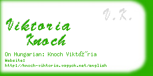 viktoria knoch business card